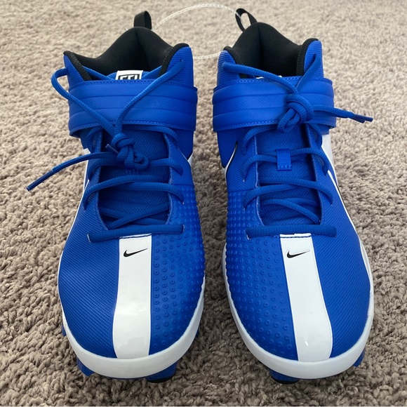 New Nike Force Trout 7 Pro MCS Blue White Baseball Cleats CT0828-402 Size 13 - Picture 2 of 5
